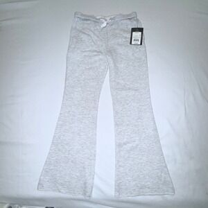 Art Class Flare Sweatpants Kids Size S 6/7 Gray NWT Heathered Fleece Leggings